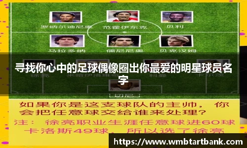 寻找你心中的足球偶像圈出你最爱的明星球员名字